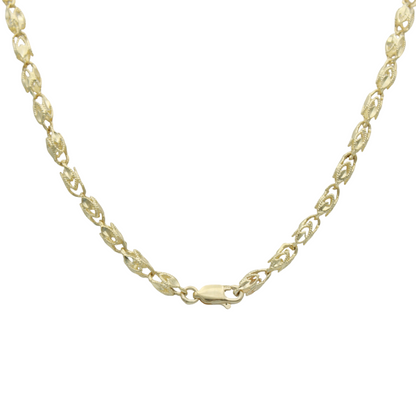 14k Diamond-Cut Turkish Necklace - 3.45 mm