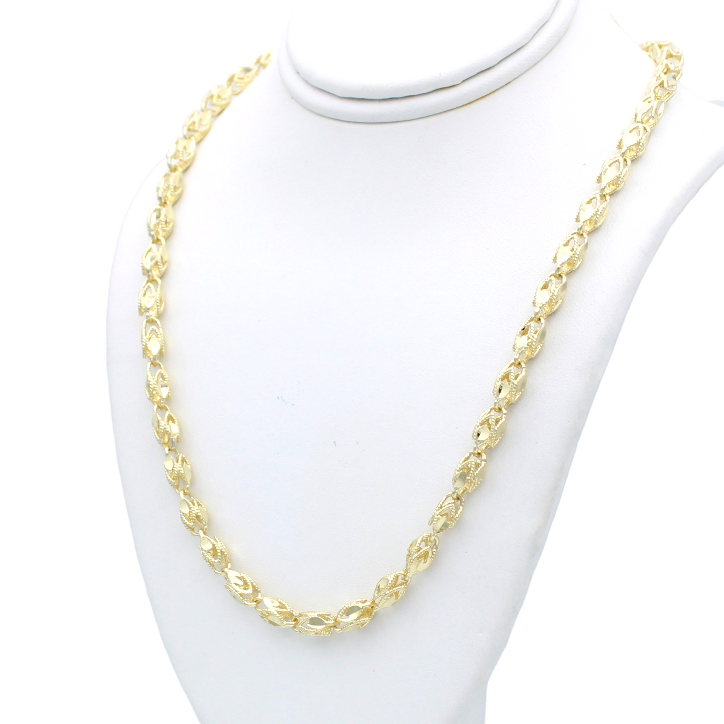 14k Diamond-Cut Turkish Necklace - 4.30 mm