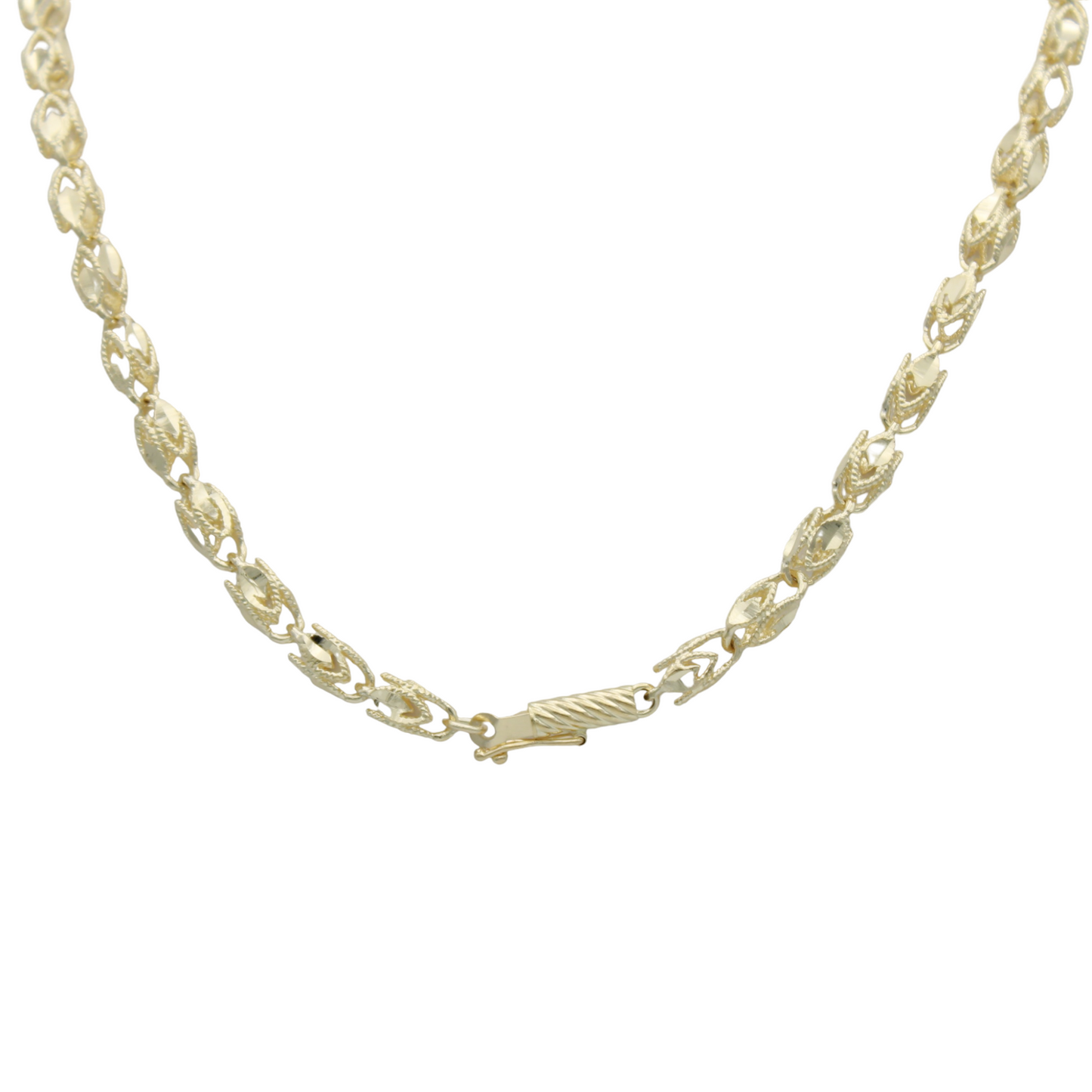 14k Diamond-Cut Turkish Necklace - 4.30 mm