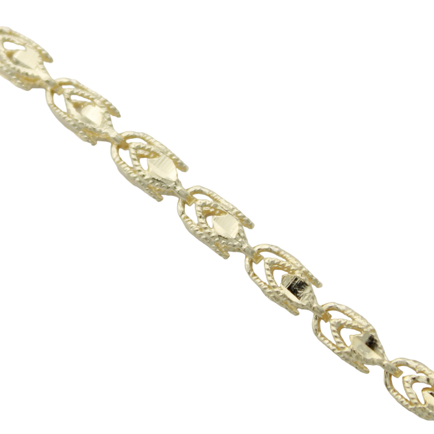 14k Diamond-Cut Turkish Necklace - 4.30 mm