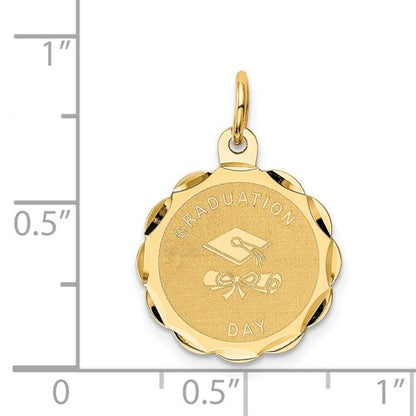 14k Graduation Day Charm