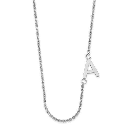 Offset Initial Necklace