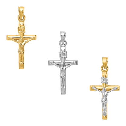 14k Crucifix Pendant