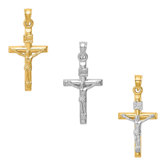 14k Crucifix Pendant