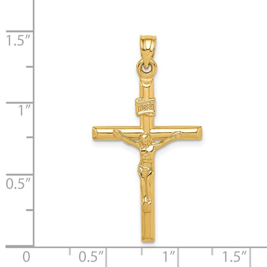 14k Crucifix Pendant