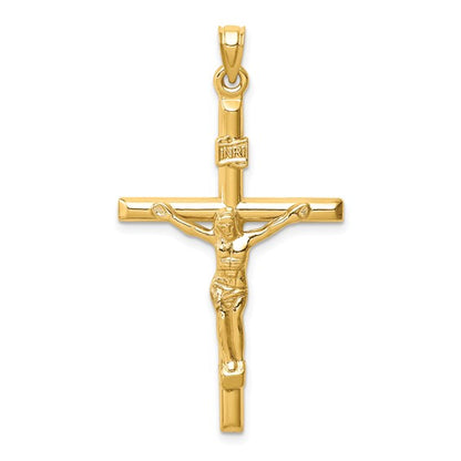 14k Two-Tone Crucifix Pendant