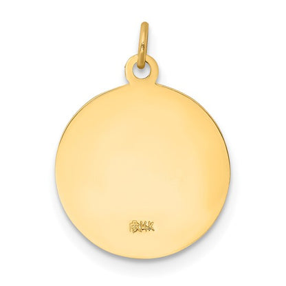 14k Yellow Gold First Holy Communion Medallion