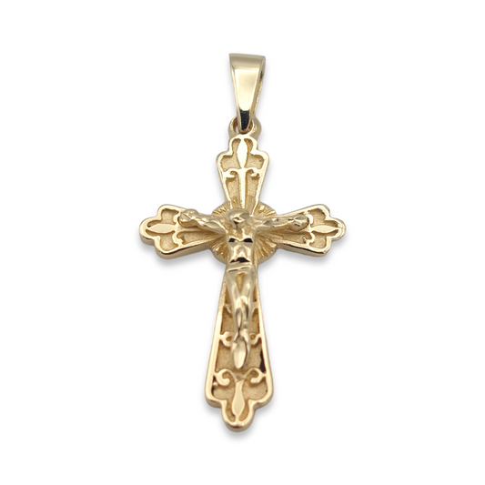 14k Crucifix Pendant