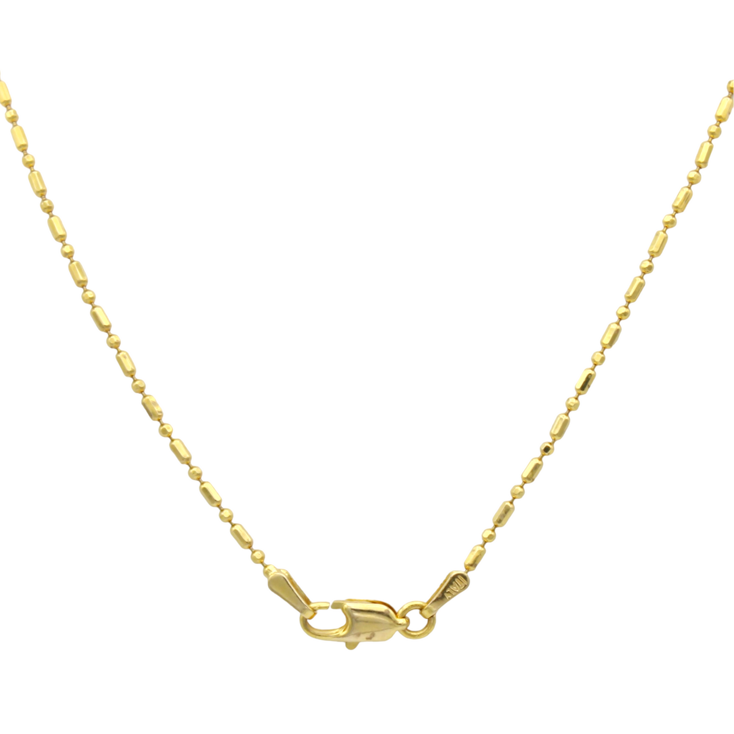 14k Two-Tone Spiga Chain - 1.30 mm