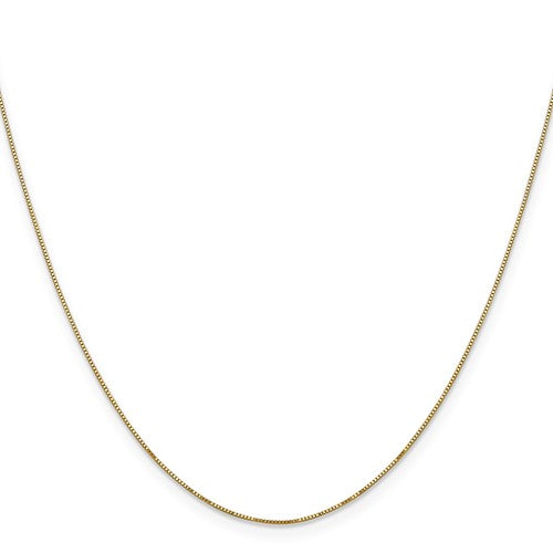 14k Box Link Chain - 0.50 mm