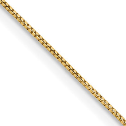 14k Box Link Chain - 0.50 mm