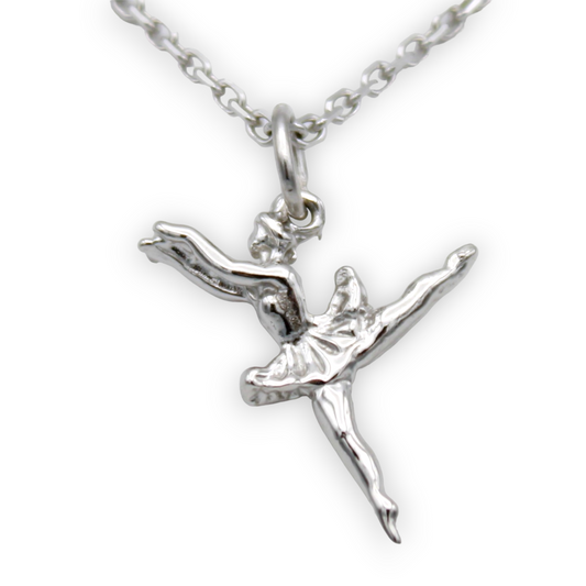 14k White Ballerina Charm