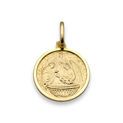 14k Baptism Charm