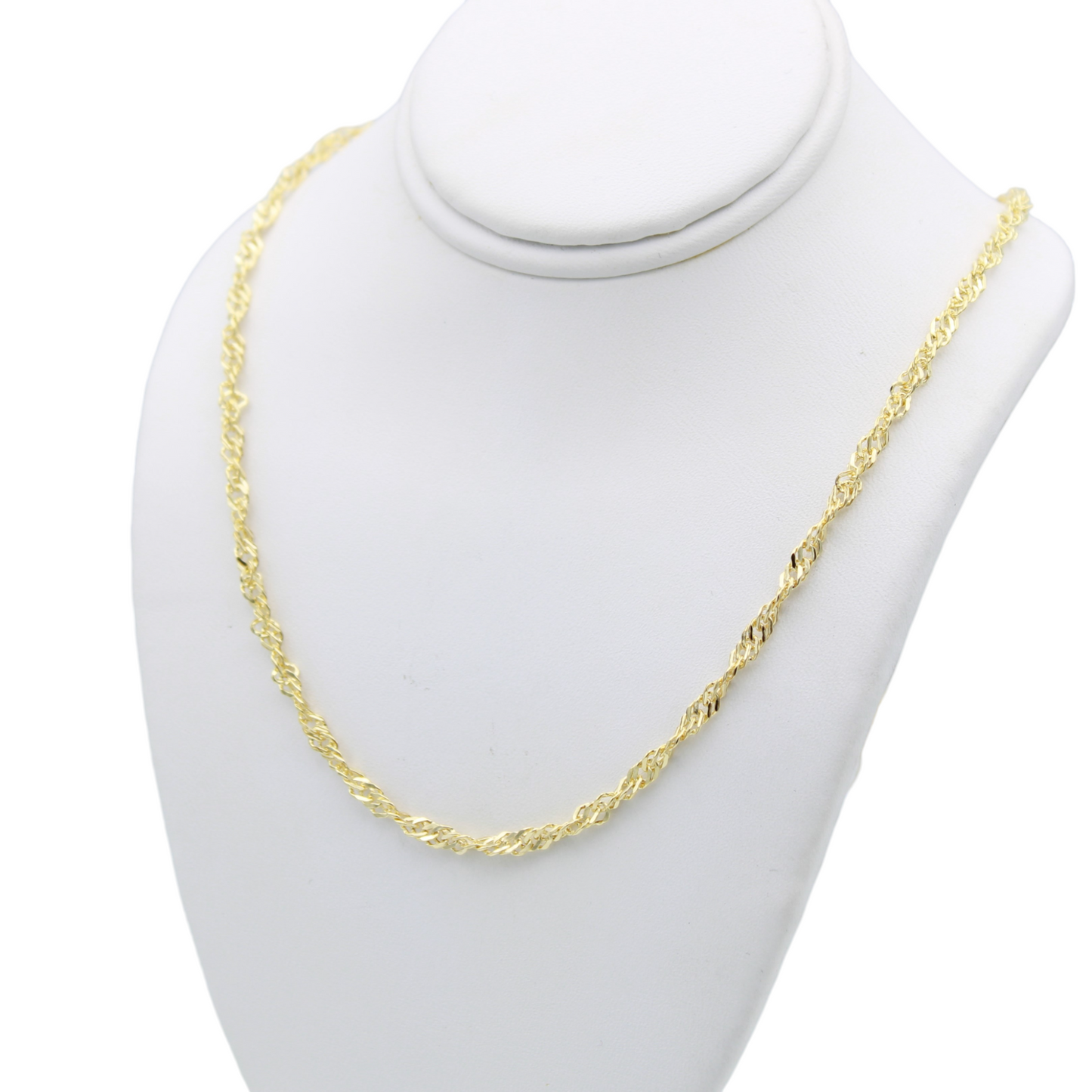 14k Lightweight Singapore Chain - 2.75 mm