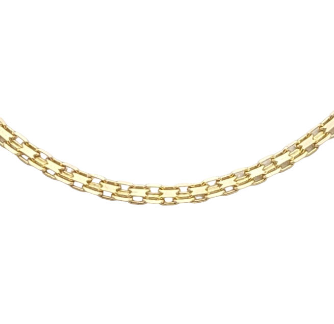 14k Bismark Link Chain - 1.70 mm