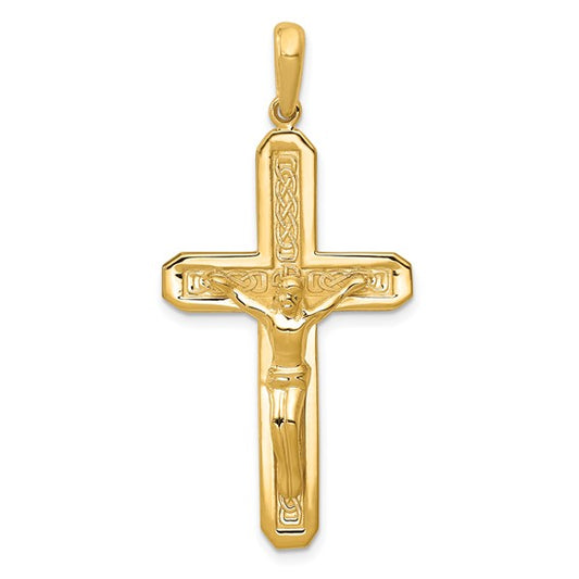 14k Crucifix Pendant
