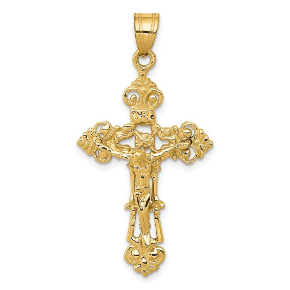 14k Crucifix Pendant