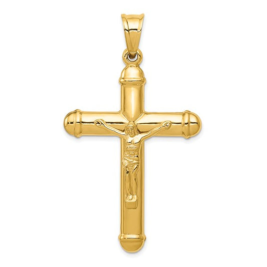 14k Yellow Gold Crucifix Pendant