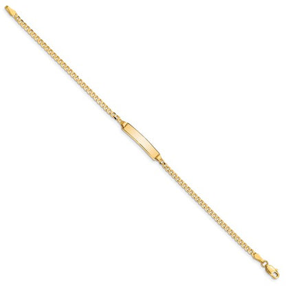 14k Children's Curb Link ID Bracelet