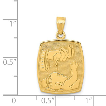 14k Baptism Charm