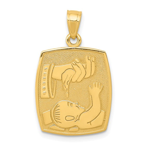 14k Baptism Charm