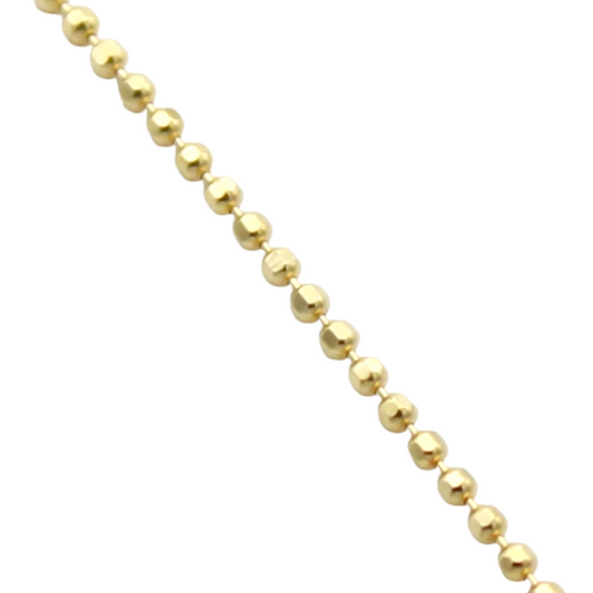 14k Bead Chain - 1.15 mm