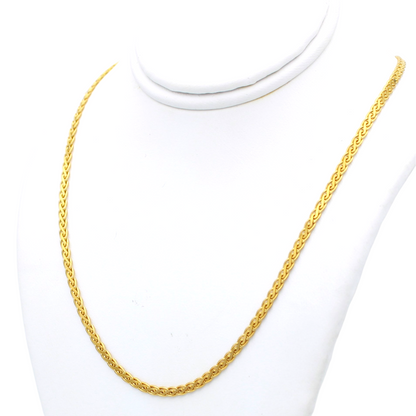 14k Flat Wheat Chain - 2.50 mm