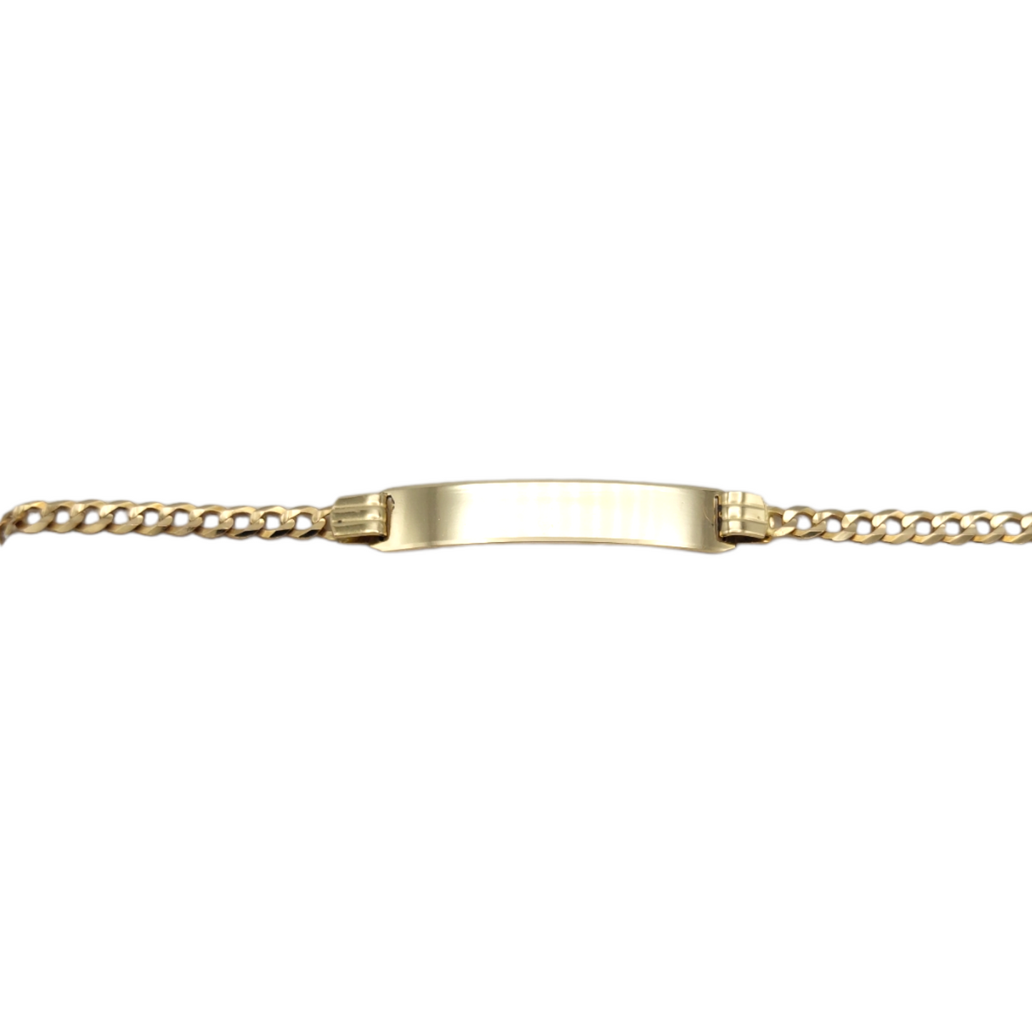 14k Children's Curb Link ID Bracelet