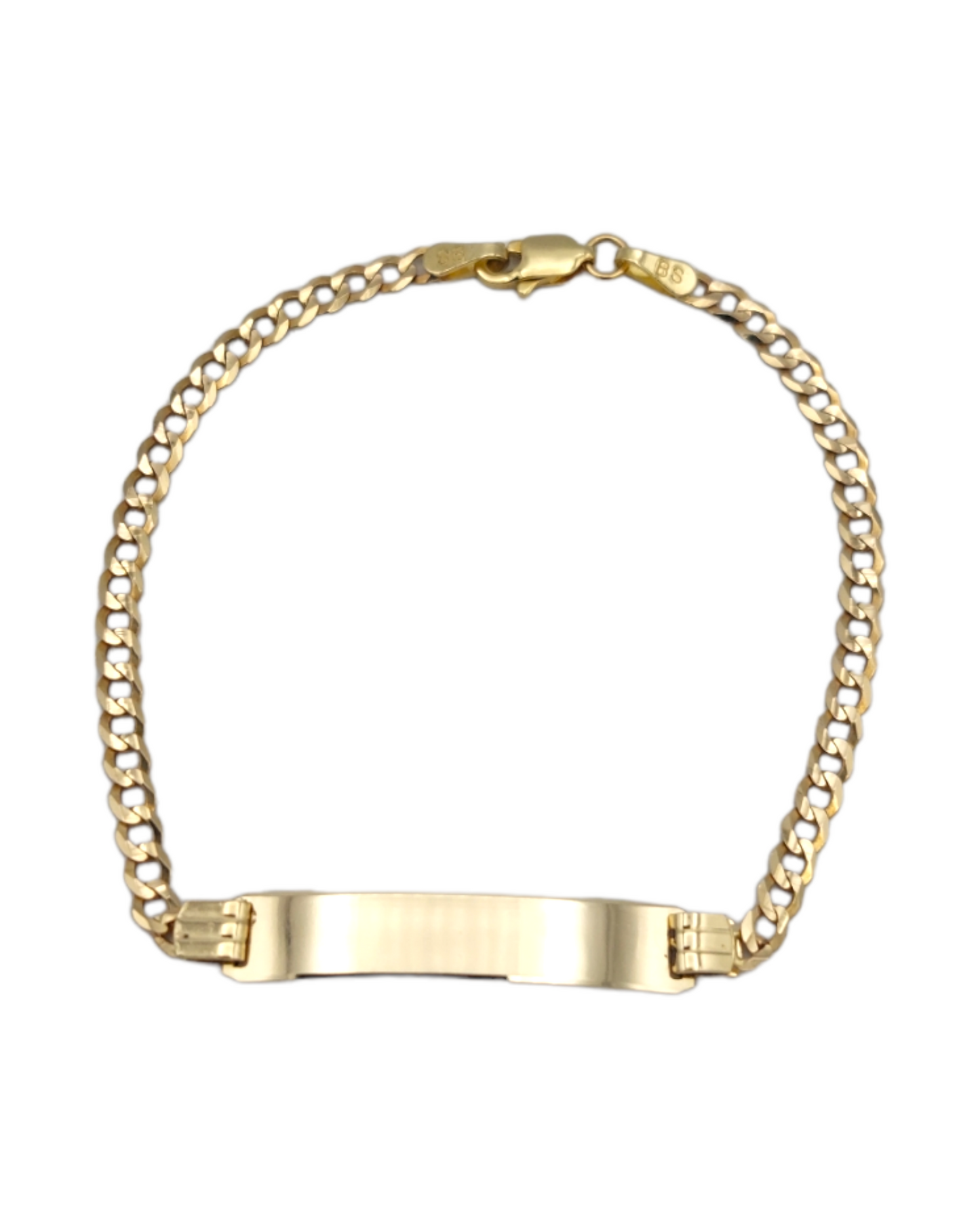 14k Children's Curb Link ID Bracelet