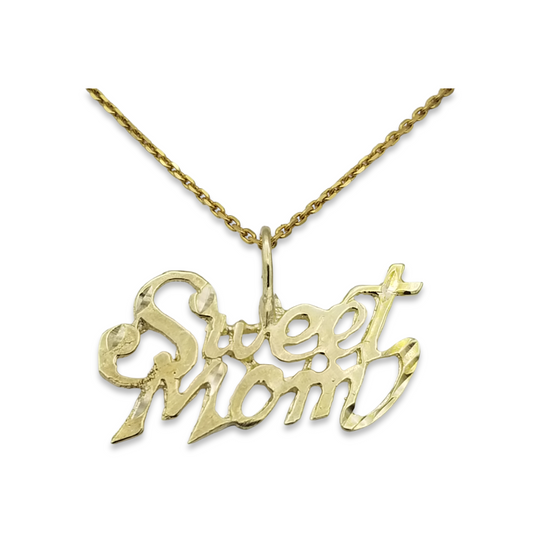 14k Sweet Mom Charm