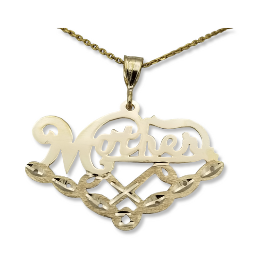 14k Mother Charm Holder Pendant