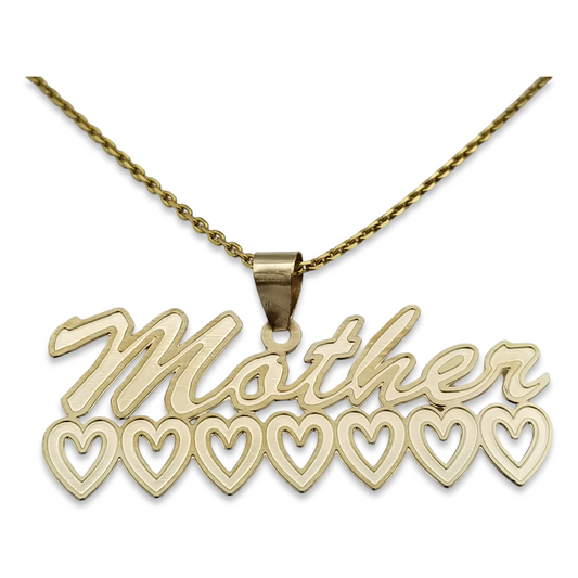 14k Mother Charm Holder Pendant