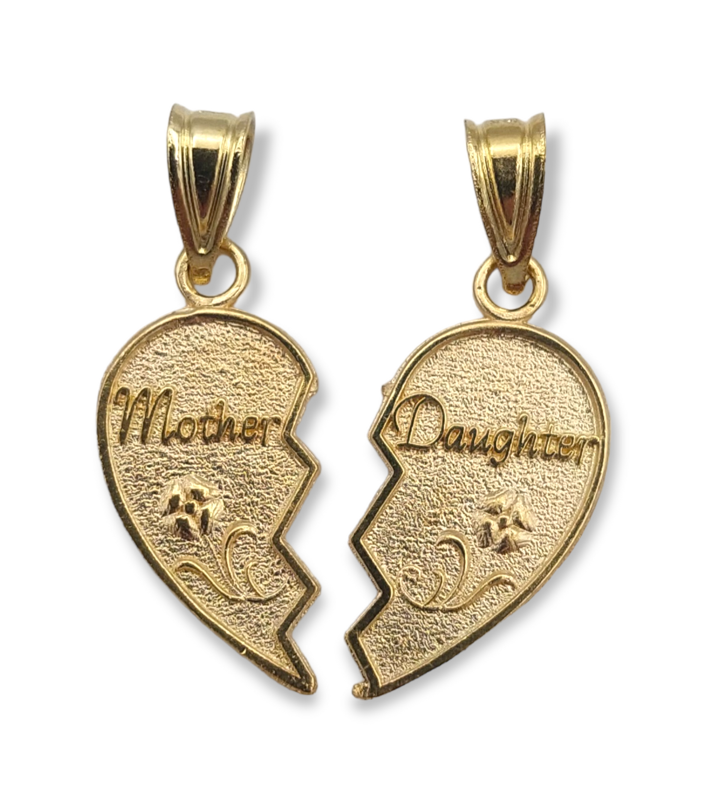 14k Mother / Daughter Split Charm