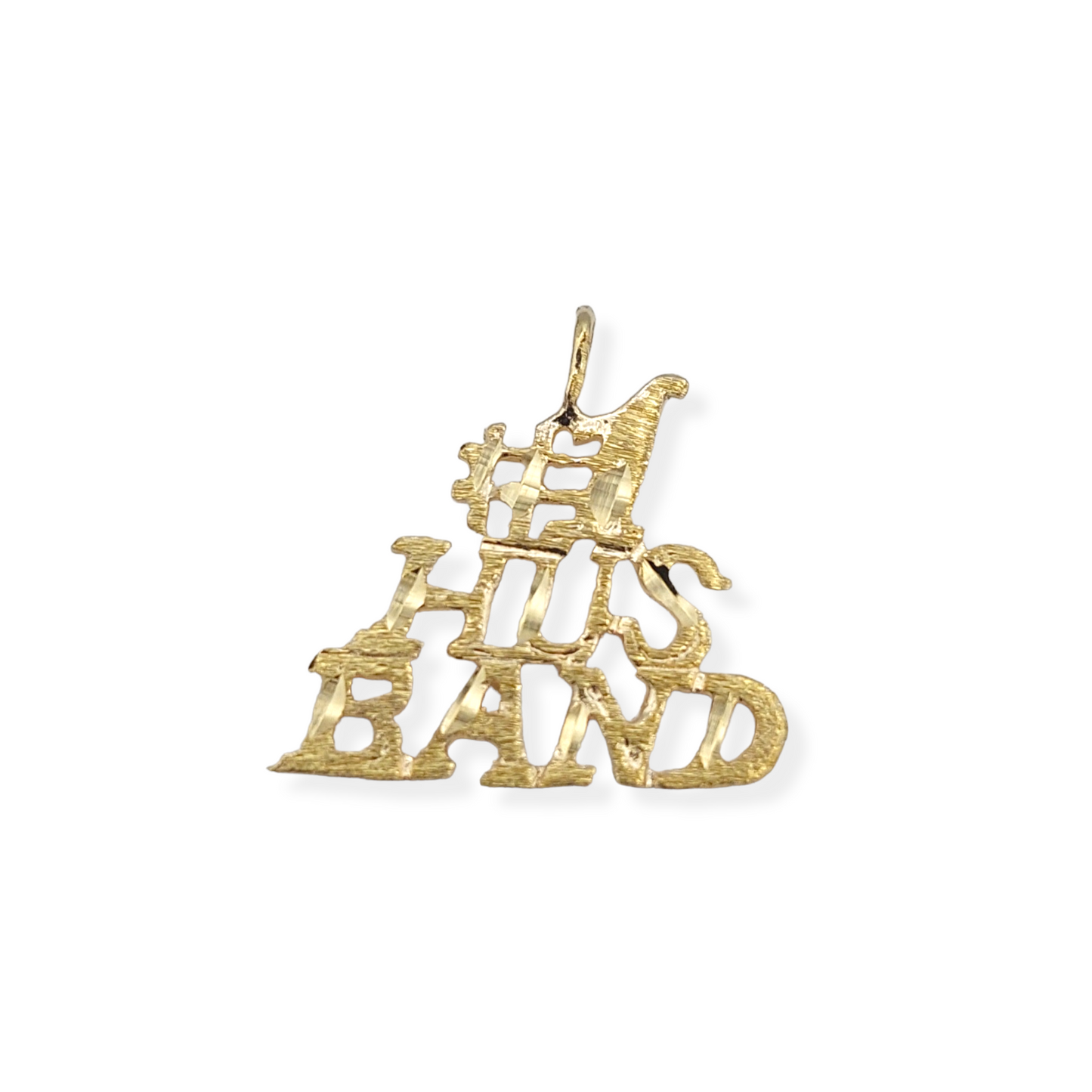 14k #1 Husband Charm