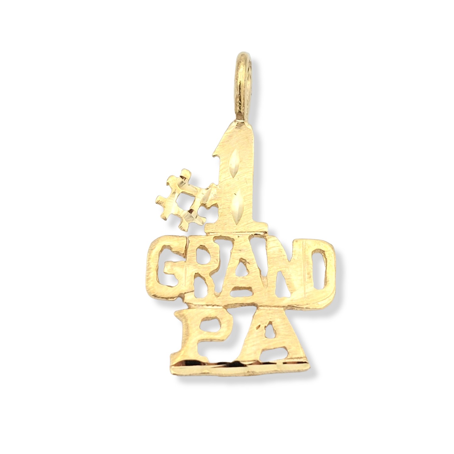 14k #1 Grandpa Charm