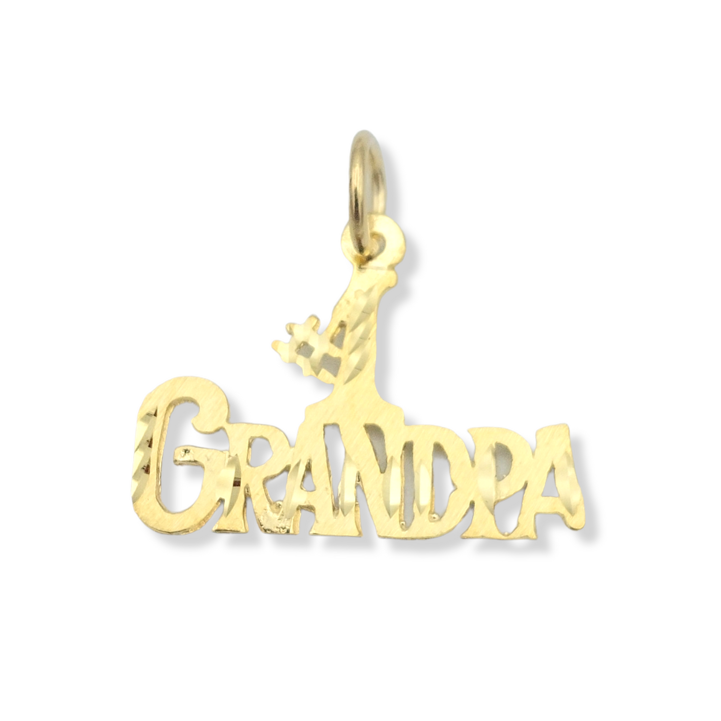 14k #1 Grandpa Charm