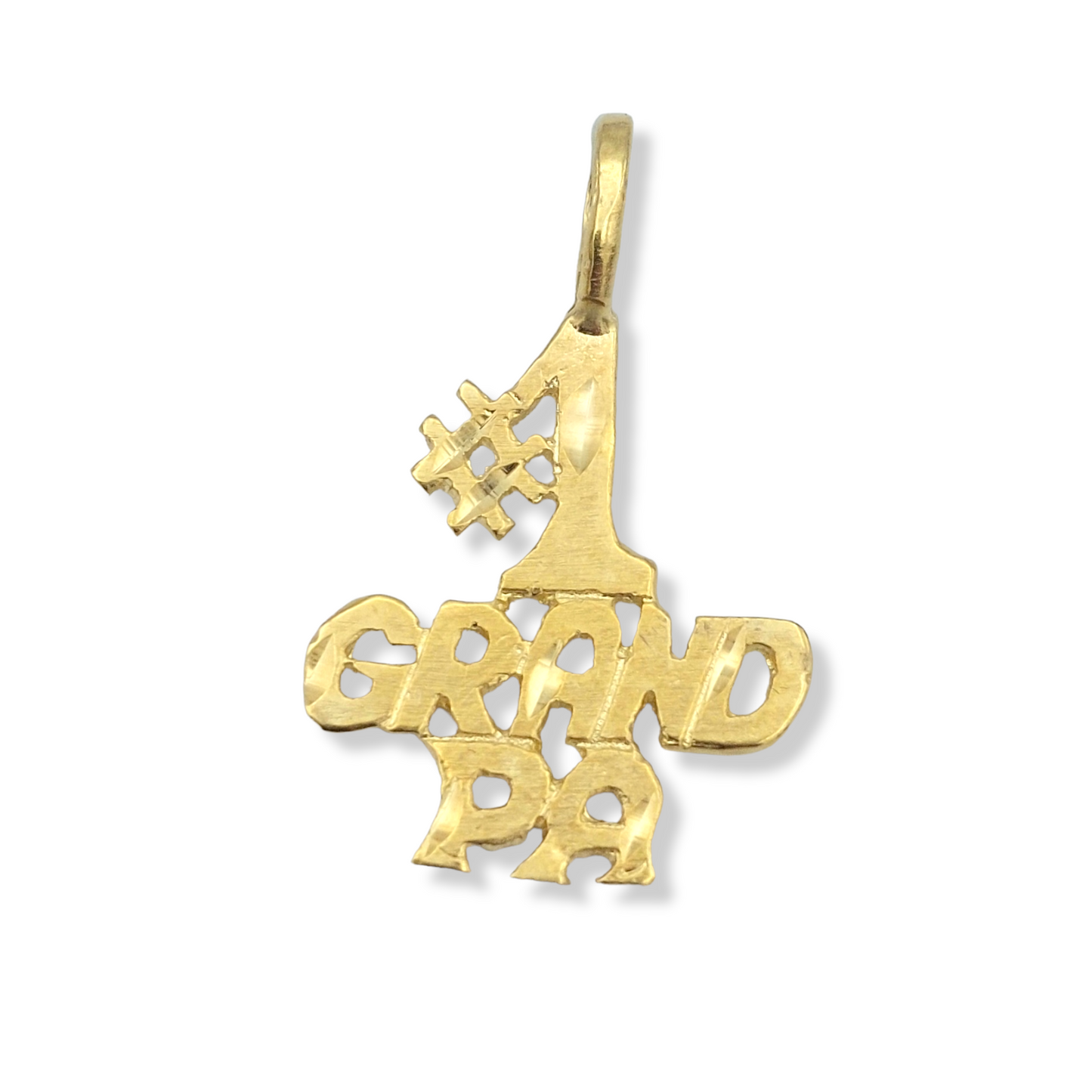 14k #1 Grandpa Charm