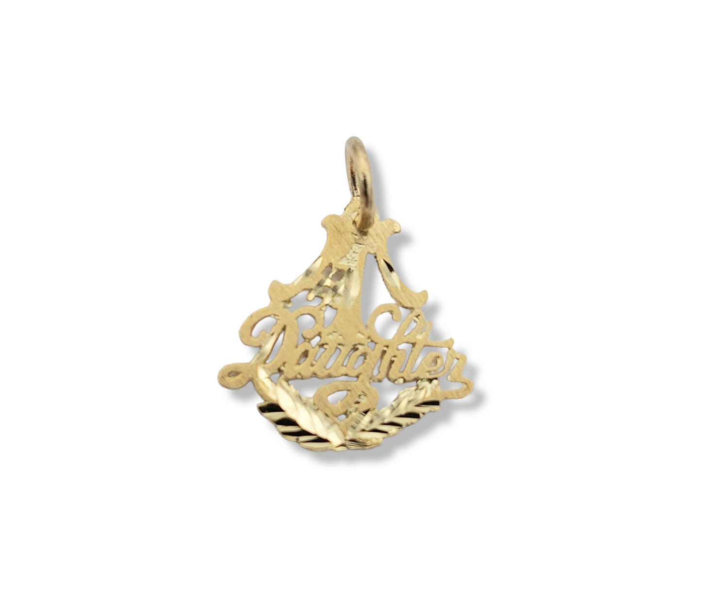 14k #1 Daughter Charm