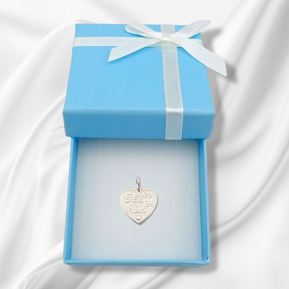 14k Best Aunt Heart Charm