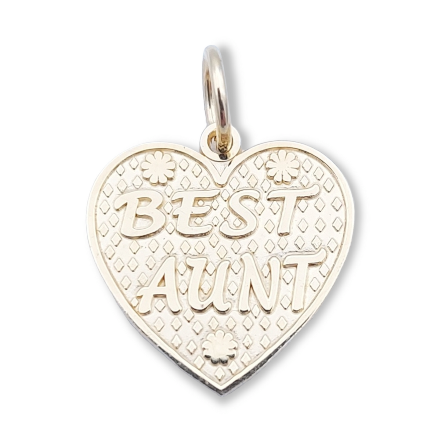 14k Best Aunt Heart Charm