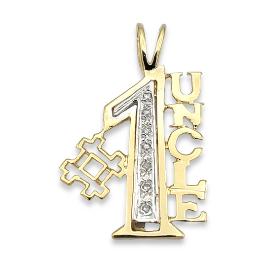 14k Diamond #1 Uncle Charm