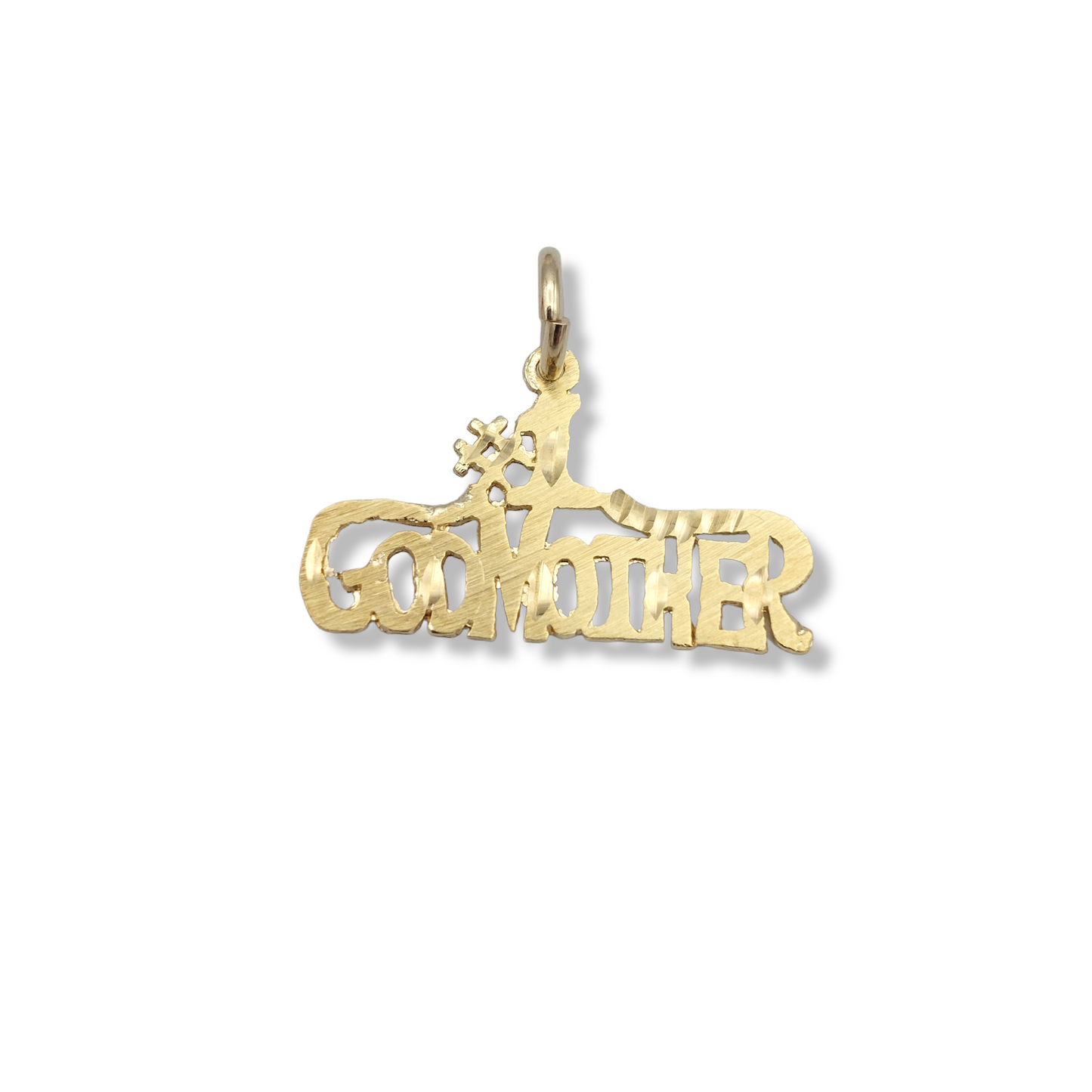 14k #1 God Mother Charm