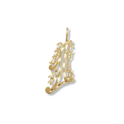 14k #1 God Child Charm