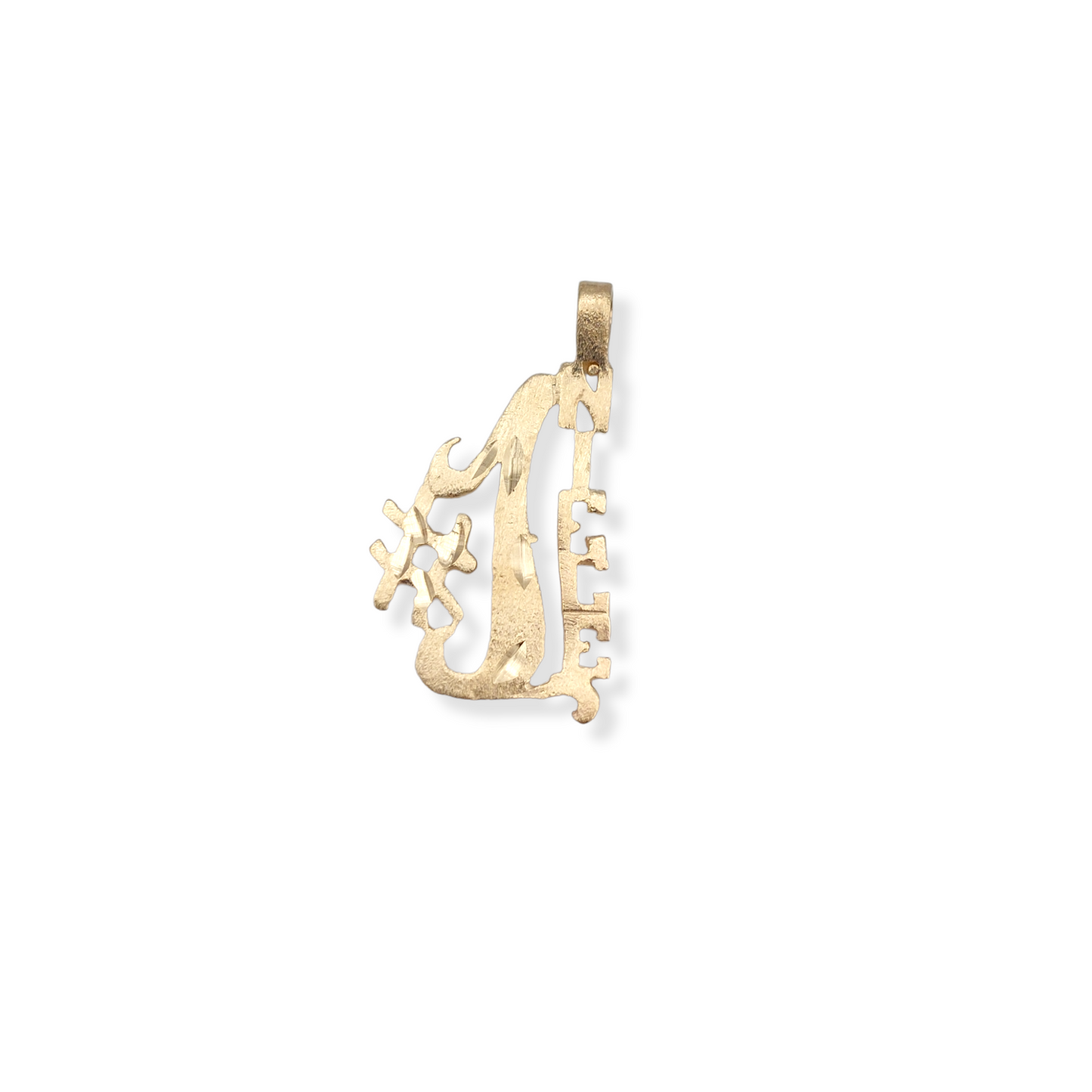 14k #1 Niece Charm