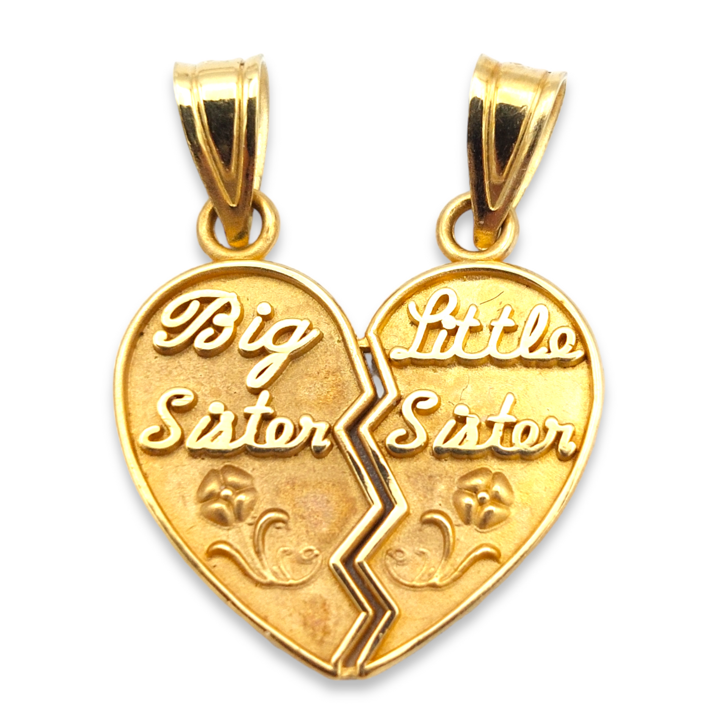 14k Big Sister - Little Sister 2 Way Split Charm