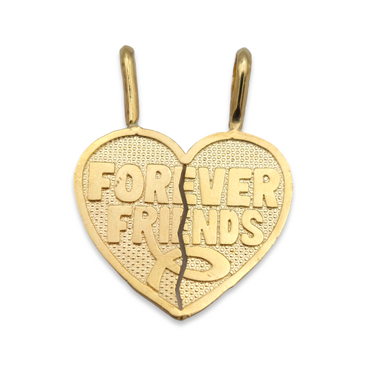 14k Forever Friends 2 Way Split Charm