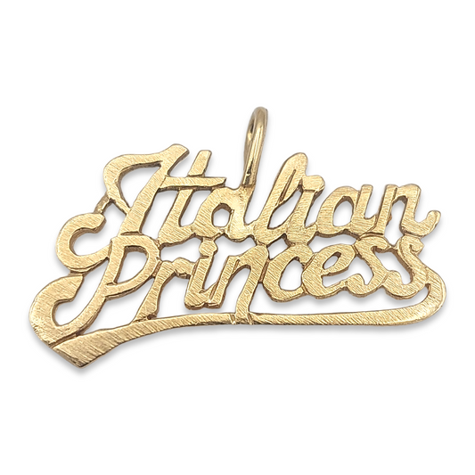 14k Italian Princess Charm