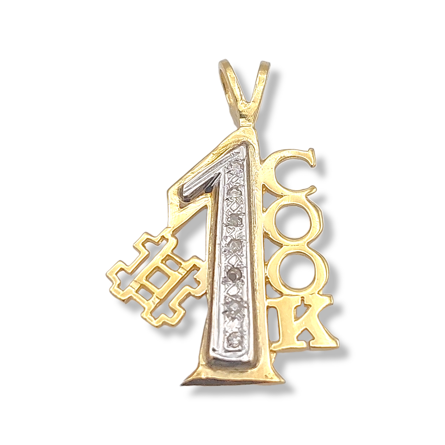 14k Diamond #1 Cook Charm