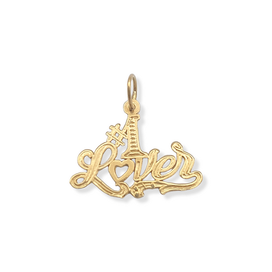 14k #1 Lover Charm