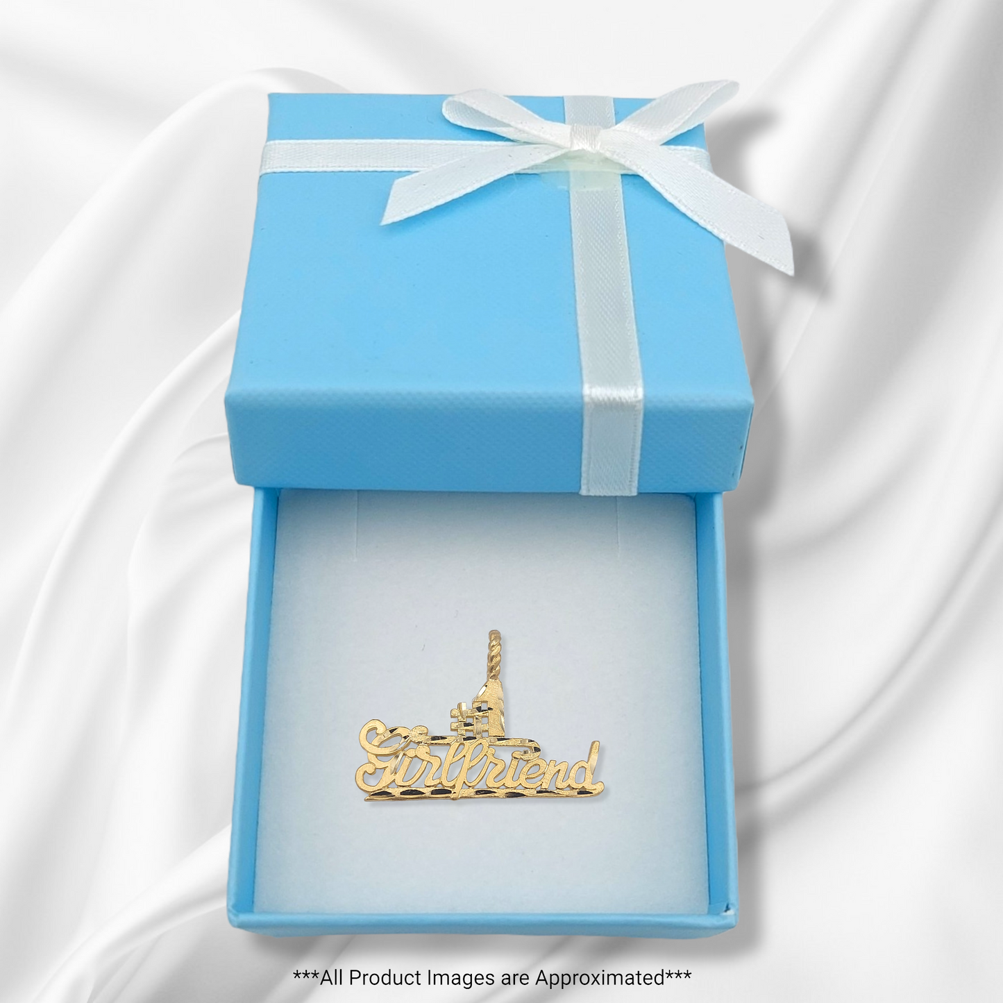 14k #1 Girlfriend Charm